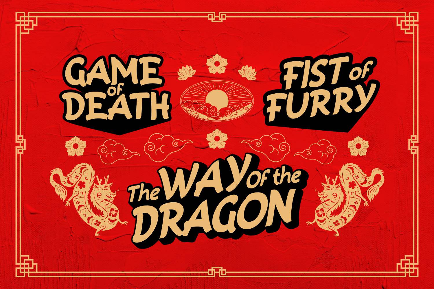 Kungfoo Fighter Font sample