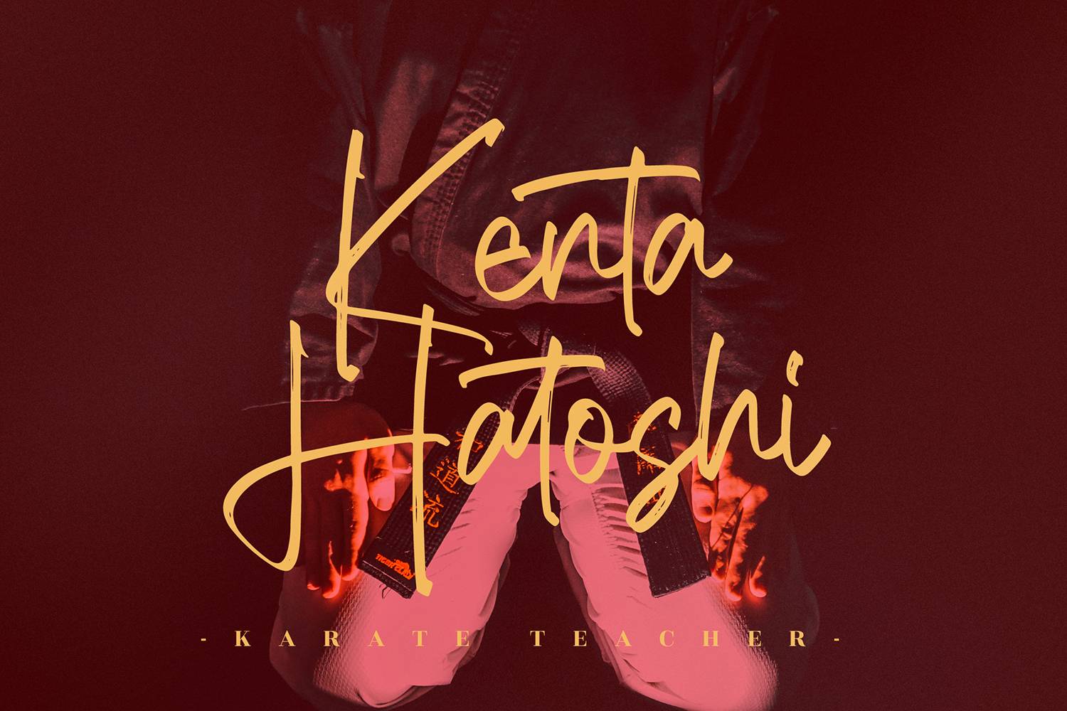 Kungfu Fighter Font sample