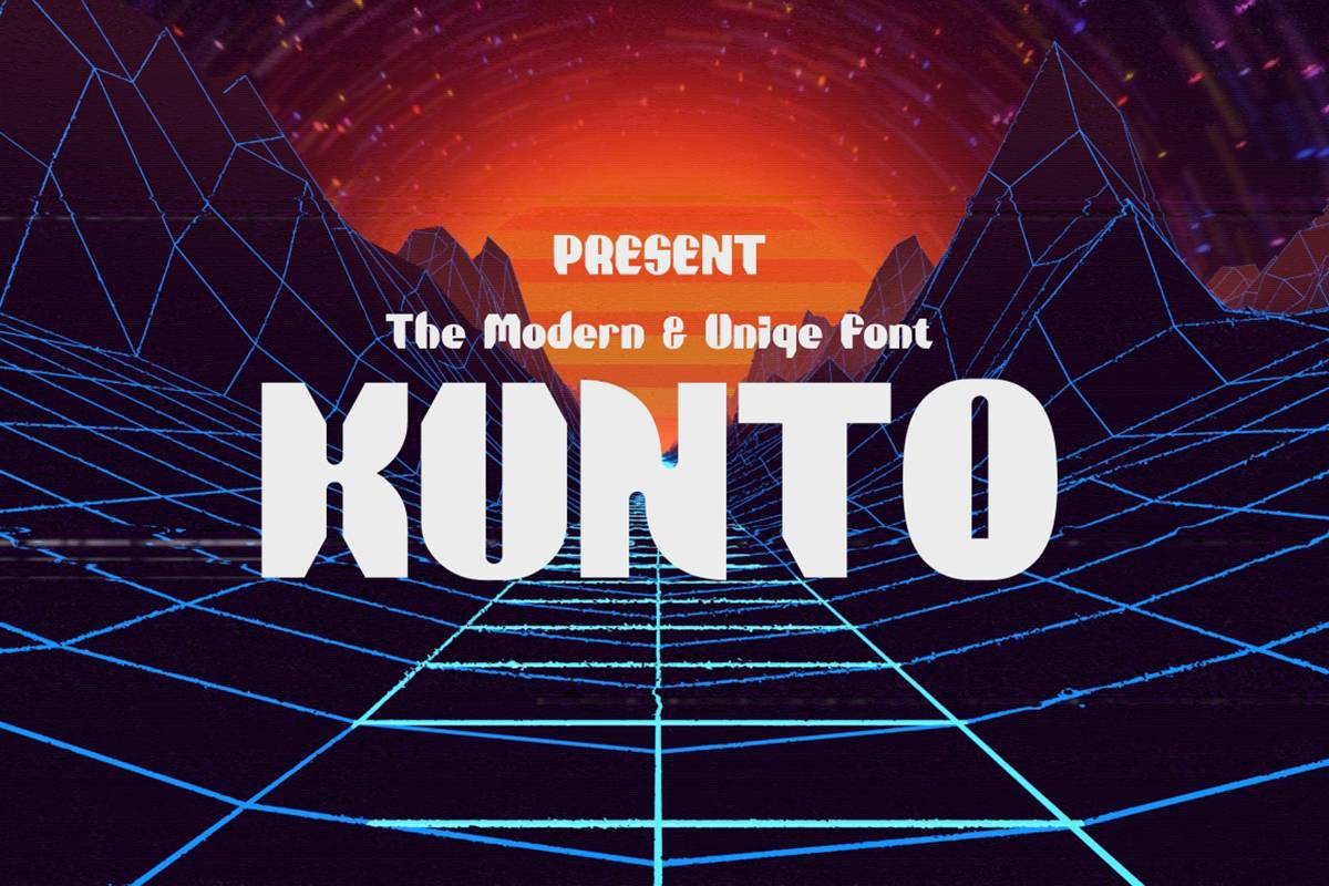 Kunto Font sample