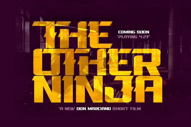 La Oriental Display Font sample