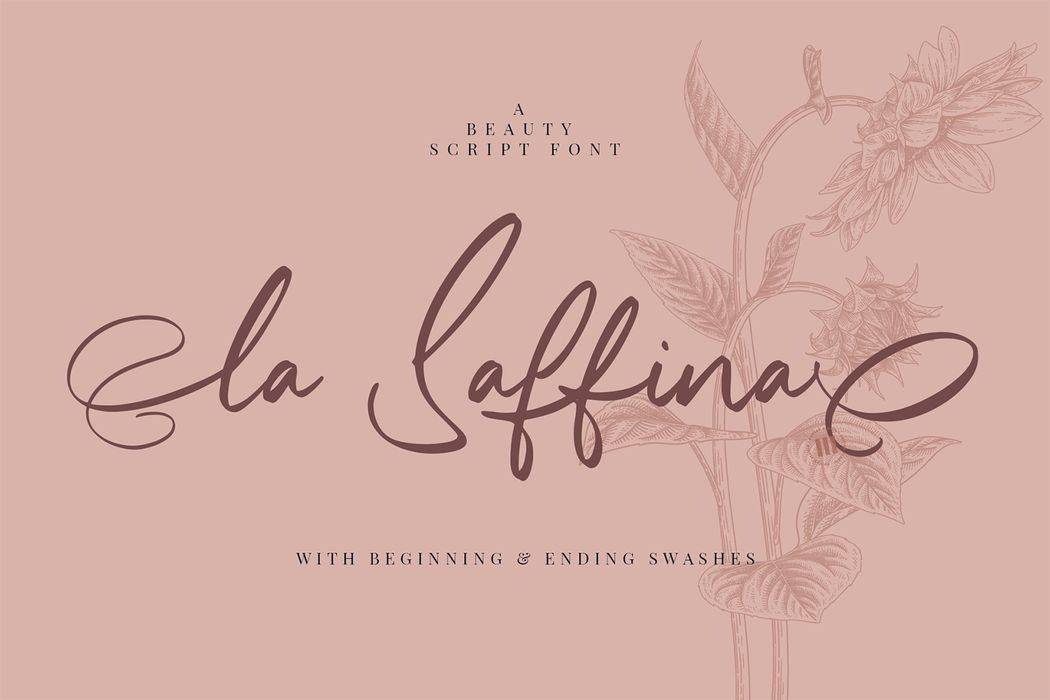 La Saffina Font sample