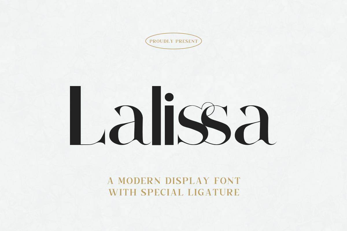 Lalissa Font sample