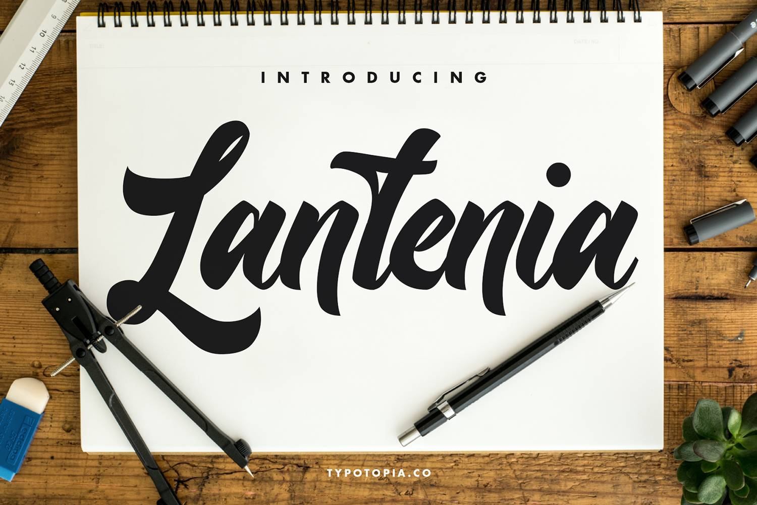 Lantenia Font sample
