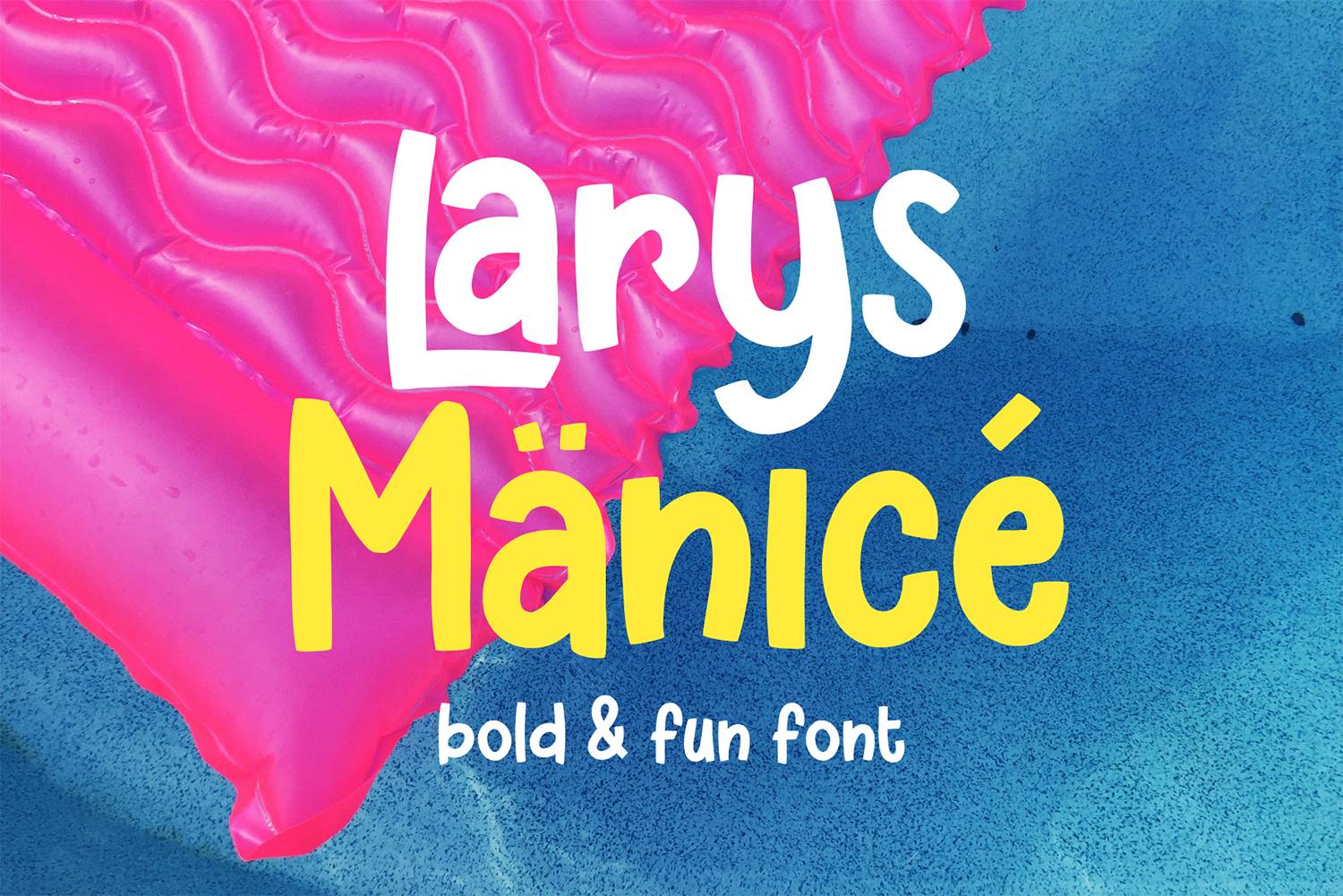 Larys Manice Font sample