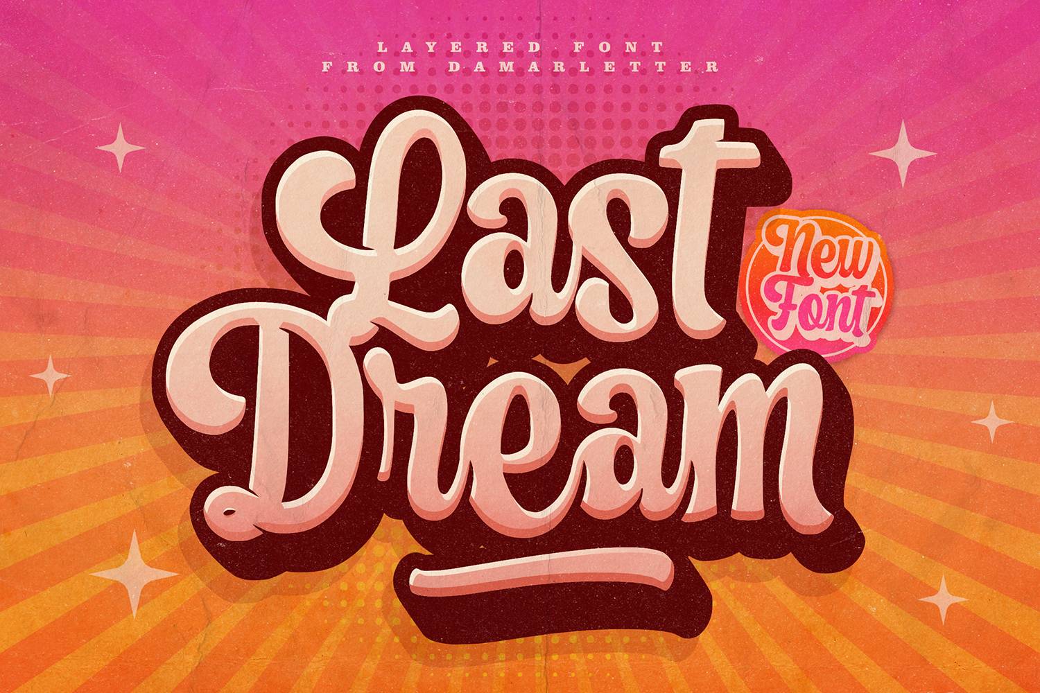 Last Dream Font sample