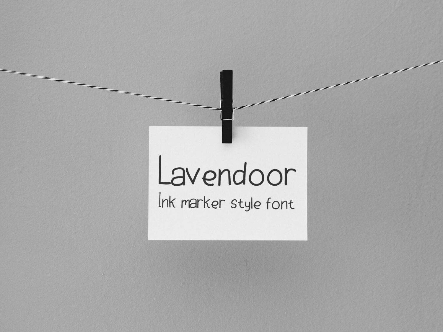 Lavendoor Script Font sample