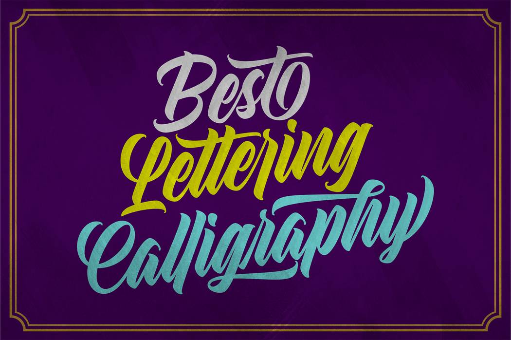 Lazybest Script Font sample