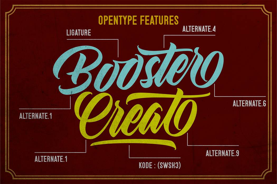 Lazybest Script Font sample