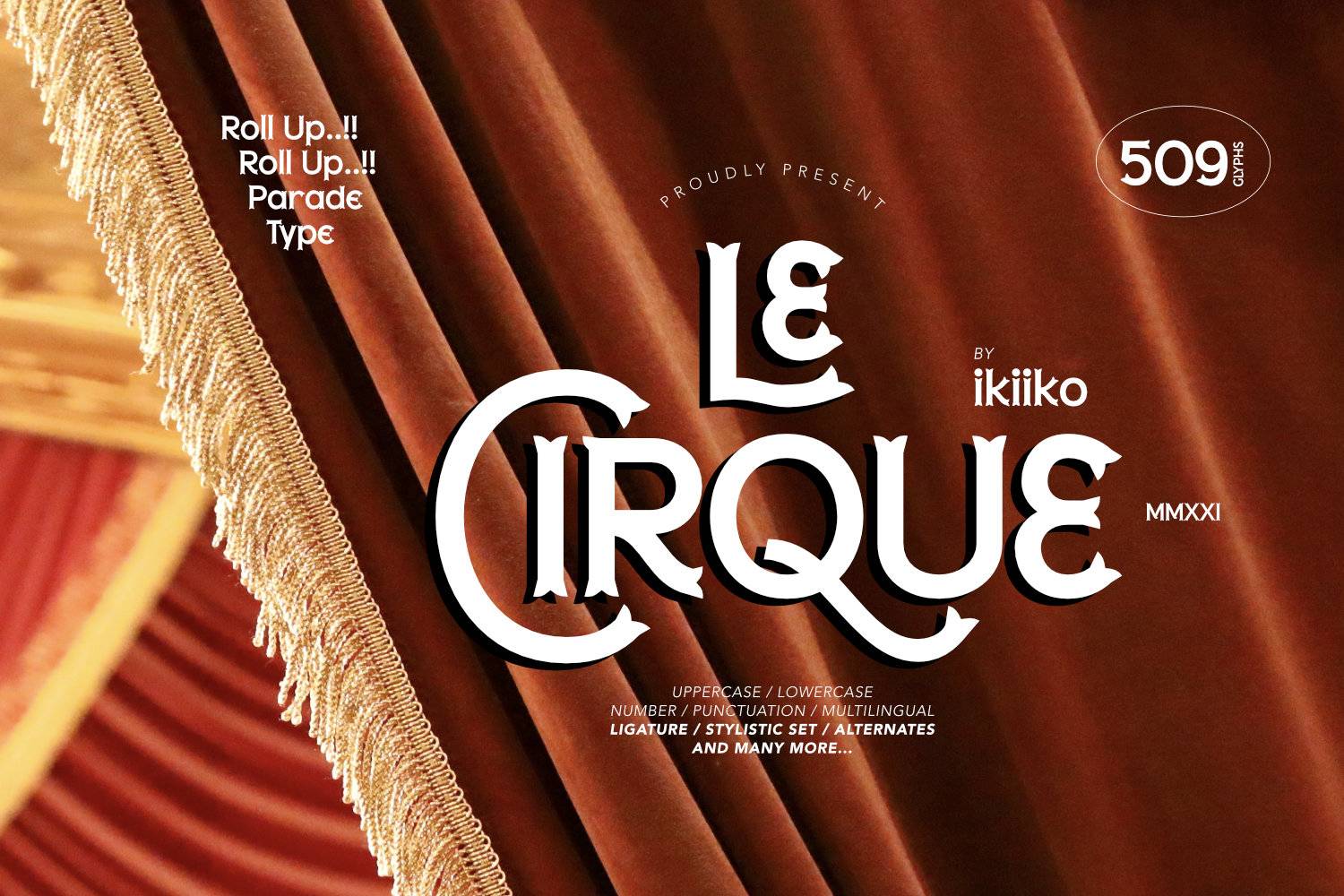 Le Cirque Font sample