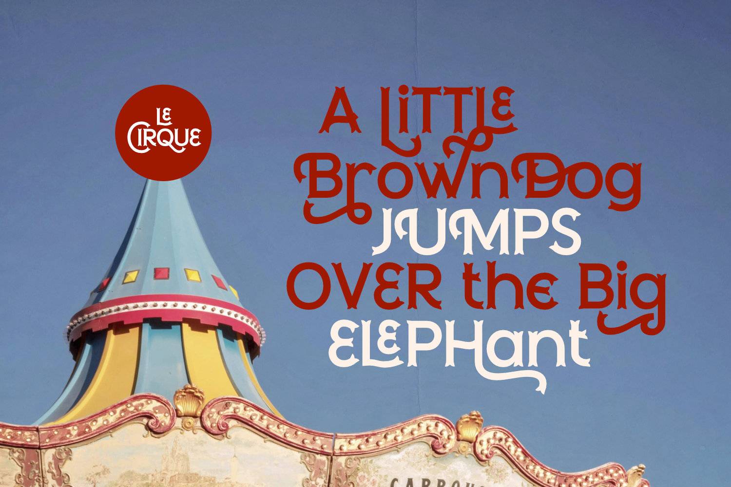 Le Cirque Font sample