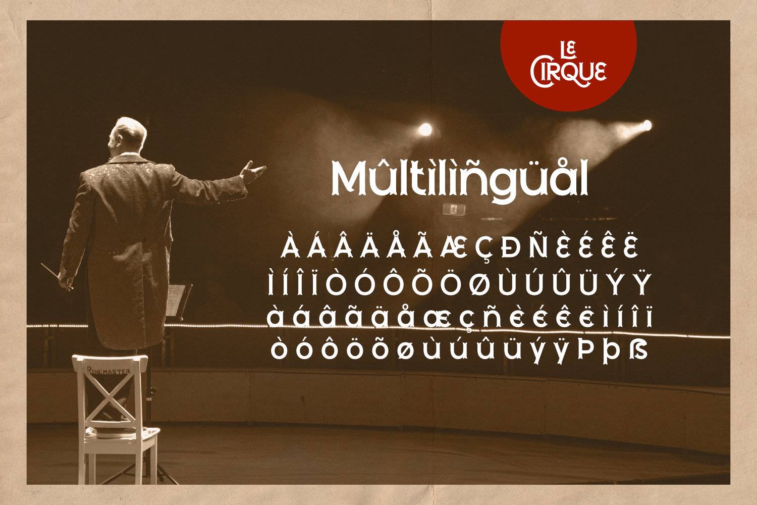 Le Cirque Font sample