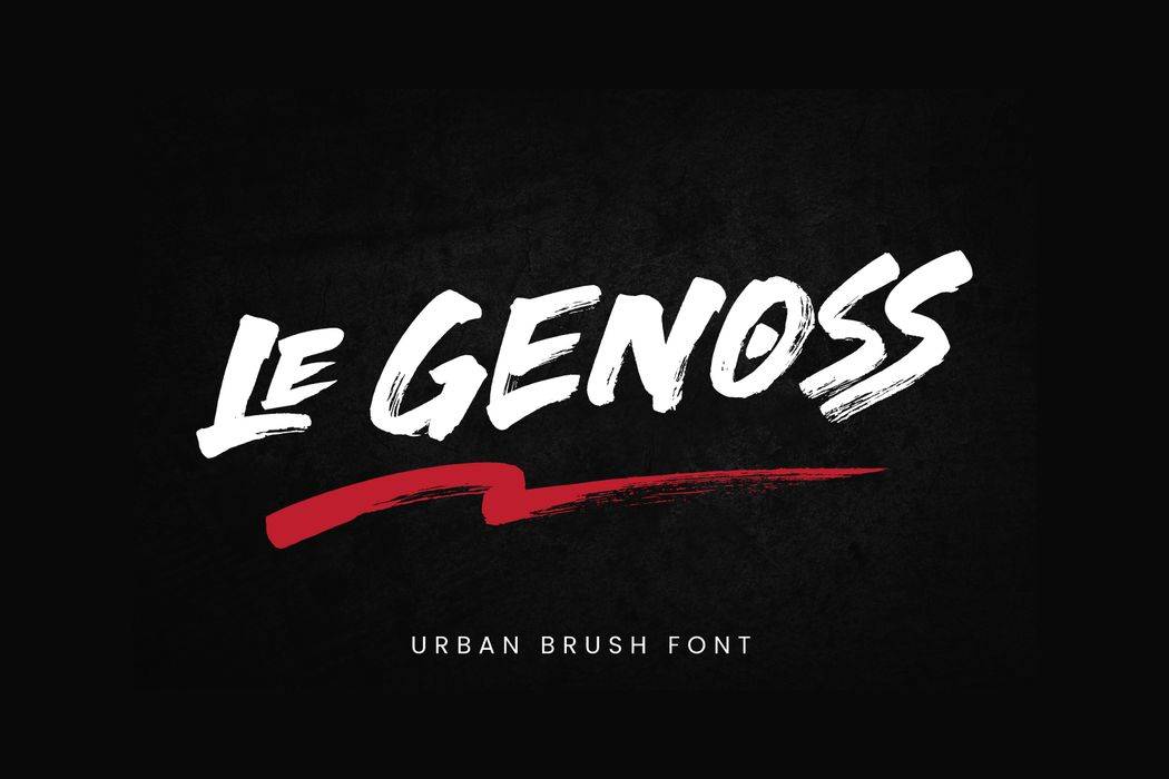 Le Genoss Font sample