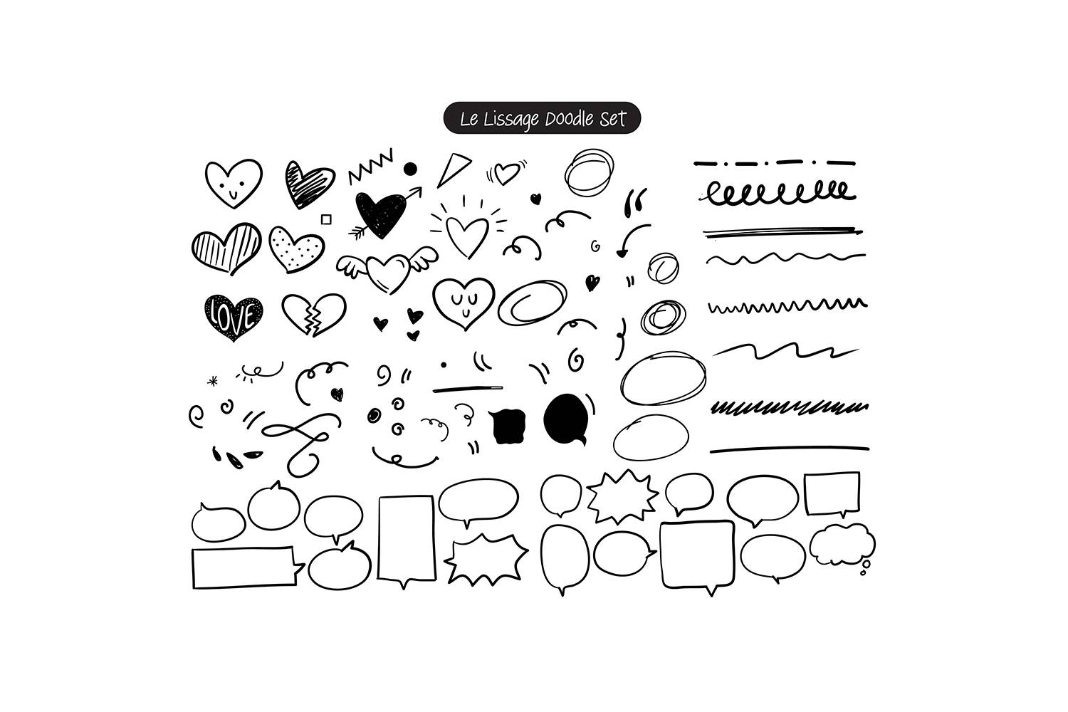 Le Lissage Font sample