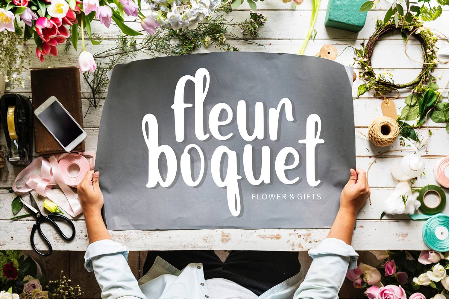 Leafydante Font sample