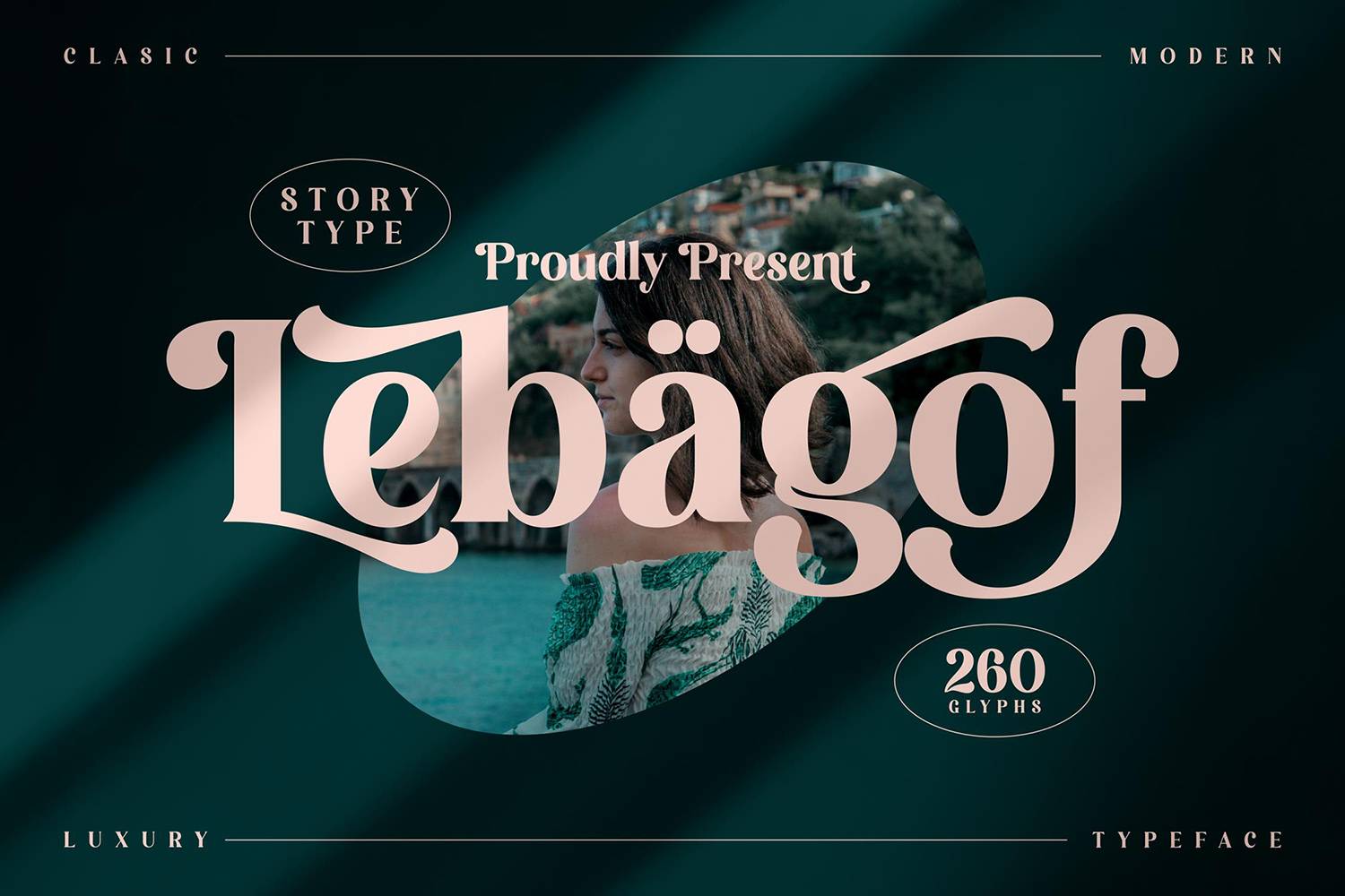 Lebagof Font sample