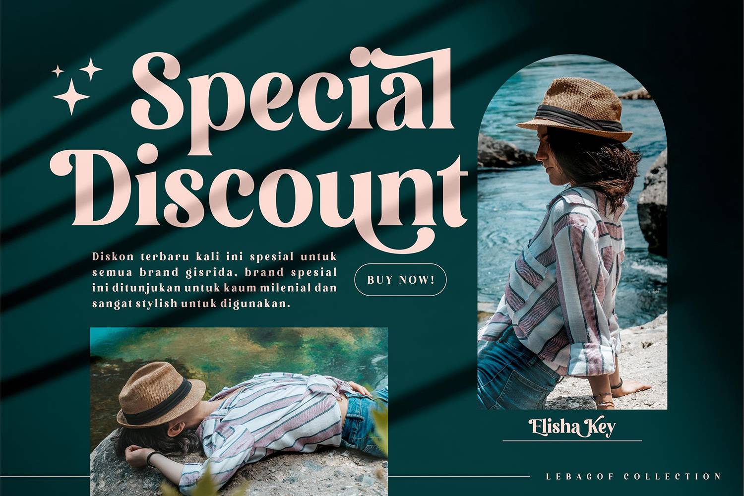 Lebagof Font sample