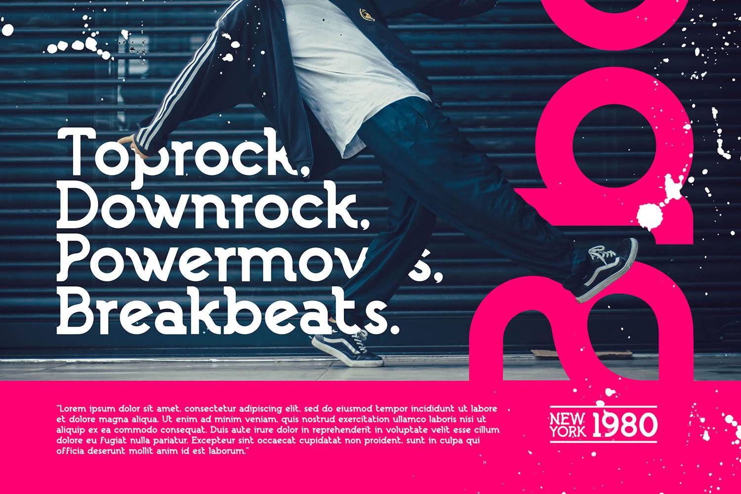 Lebron Font sample