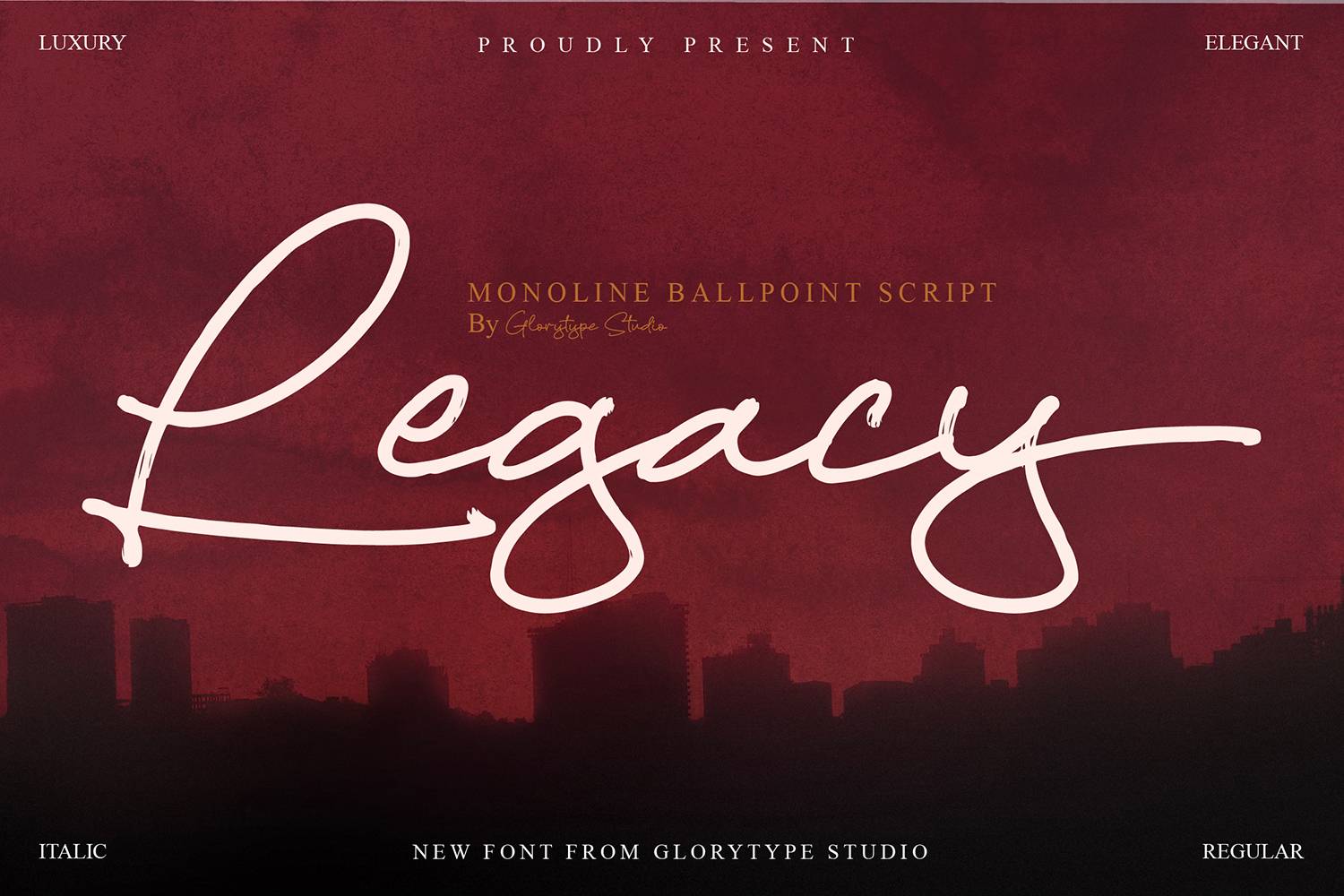 Legacy Font sample