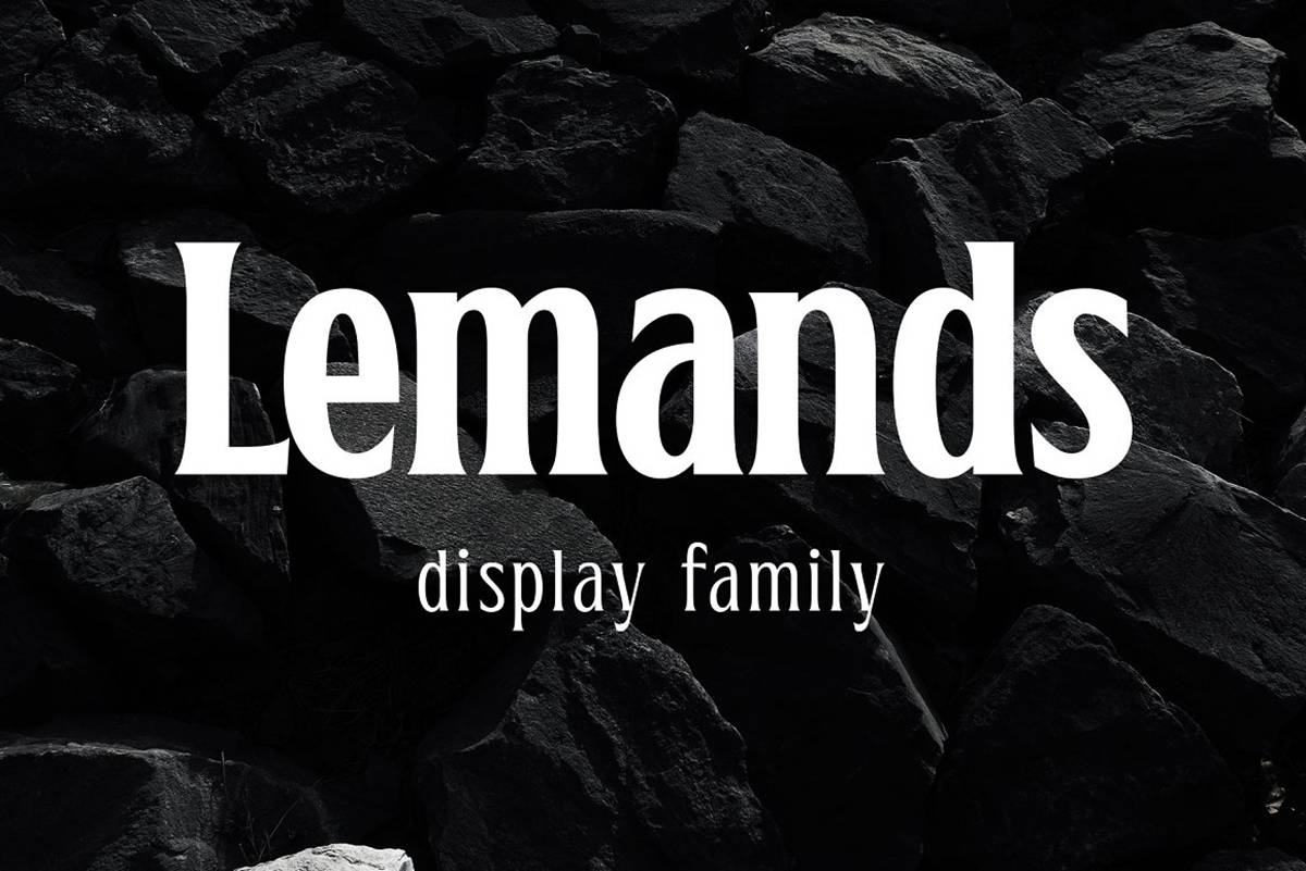 Lemands Font sample