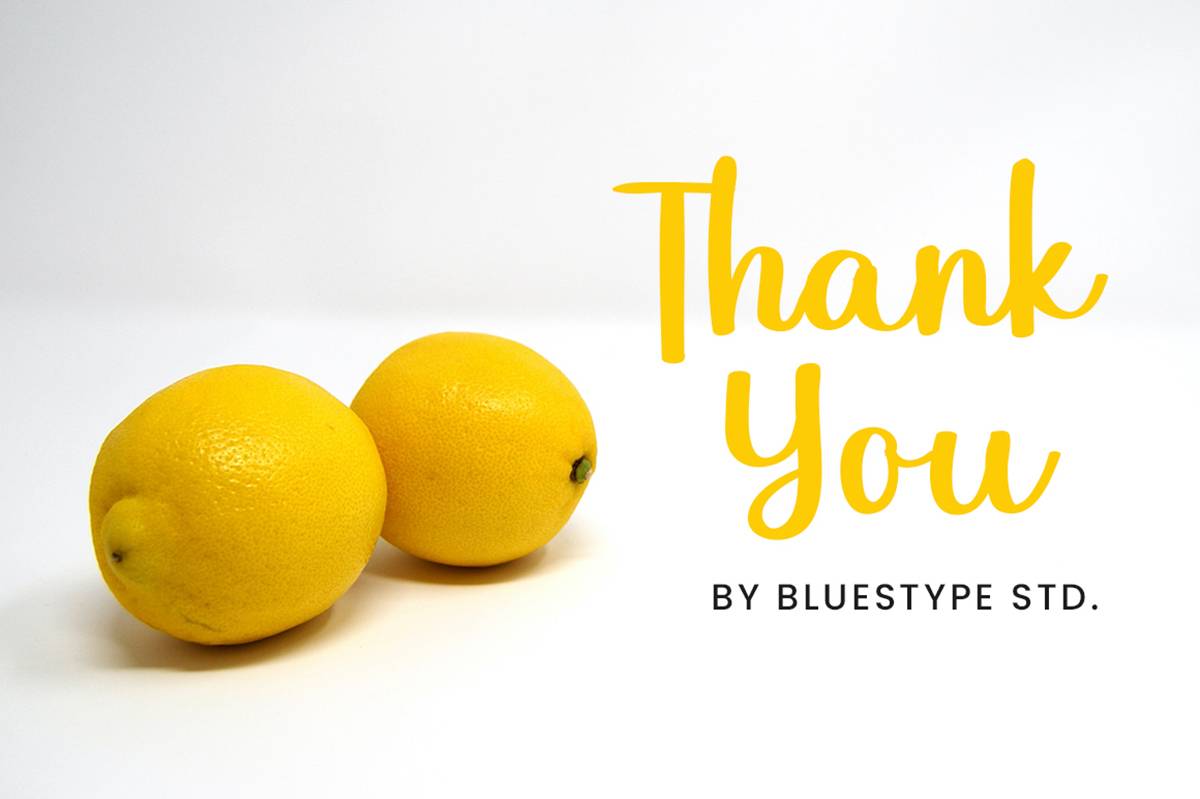 Lemon Delight Font sample