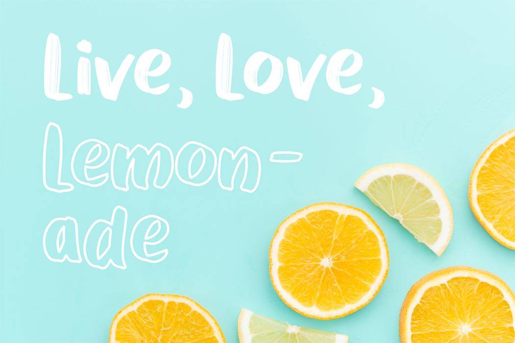 Lemons Bright Font sample