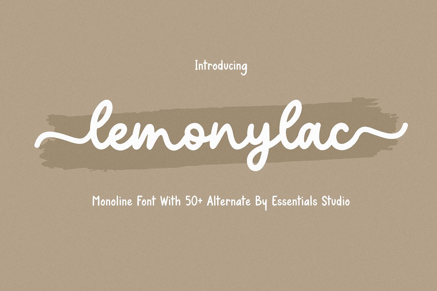 Lemonylac Font sample
