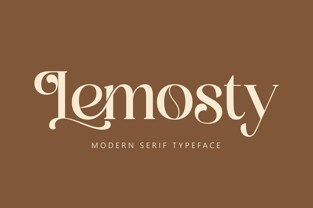 Lemosty Font sample