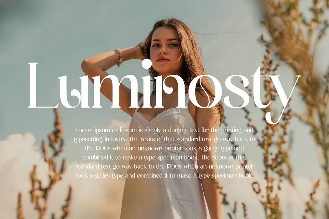 Lemosty Font sample