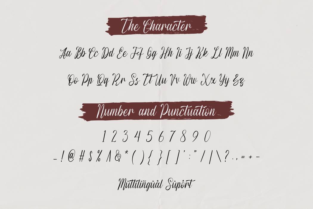 Letudown Font sample