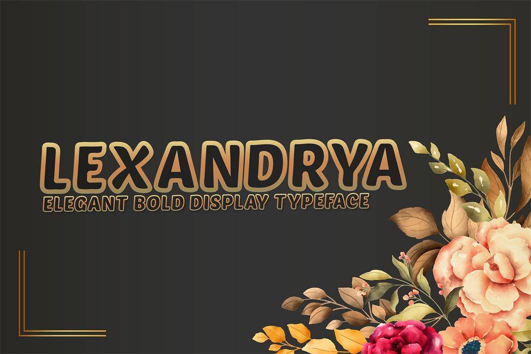 Lexandrya Font sample