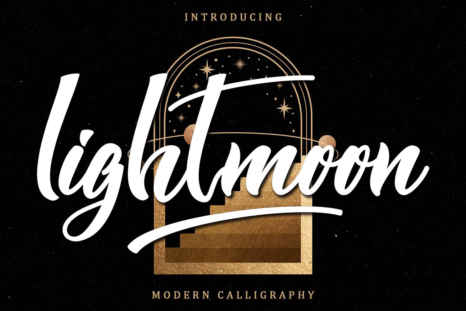 Lightmoon Font sample