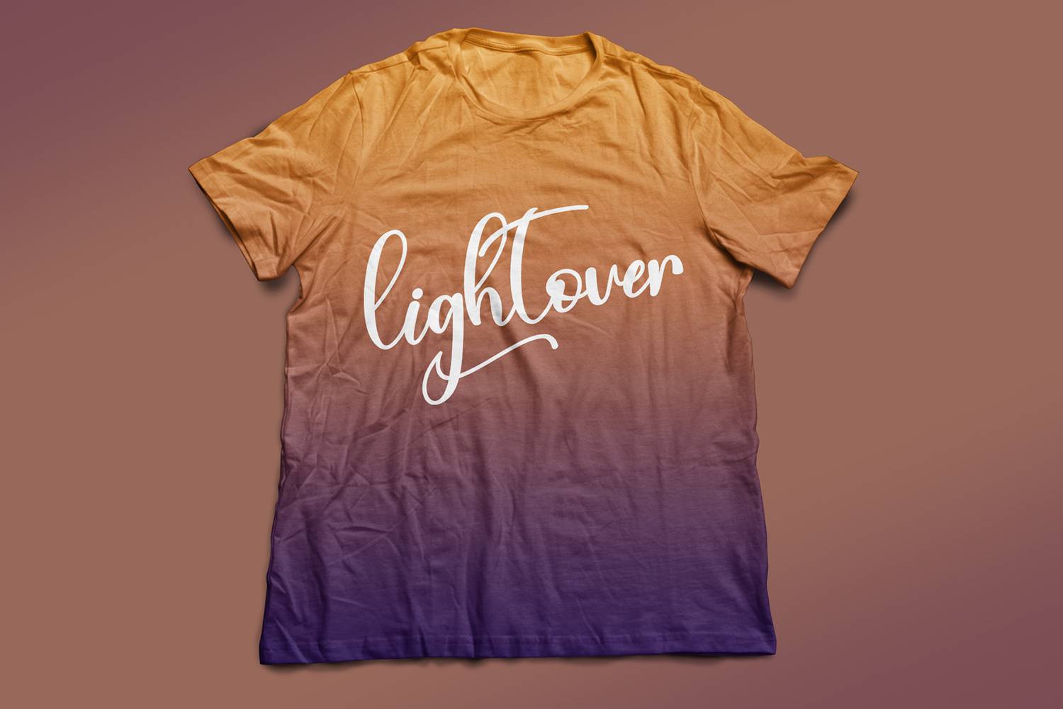 Lightover Font sample