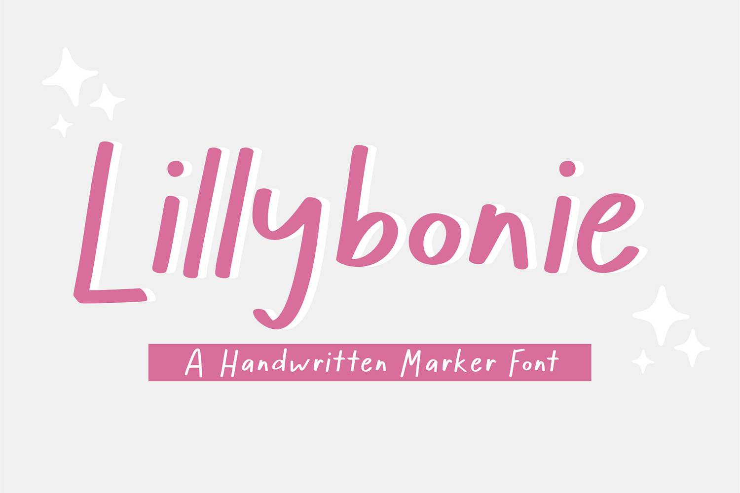 Lillybonie Font sample