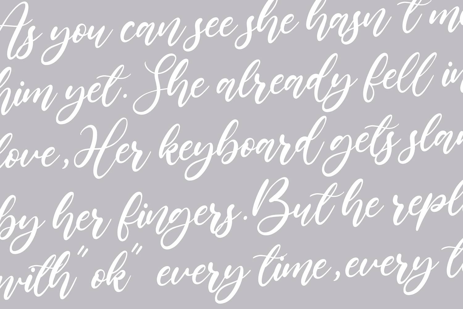 Lilybud Font sample