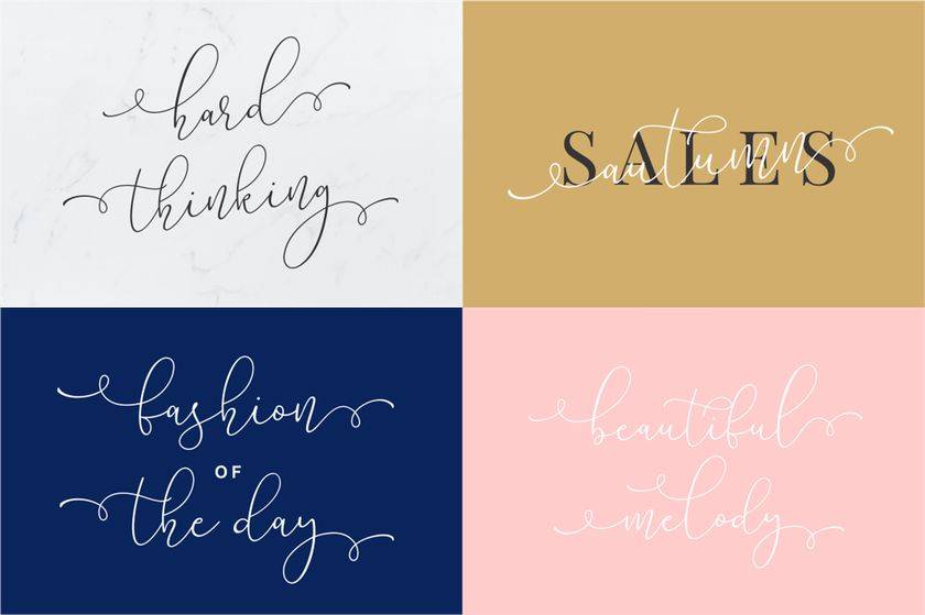 Lilypaly Font sample