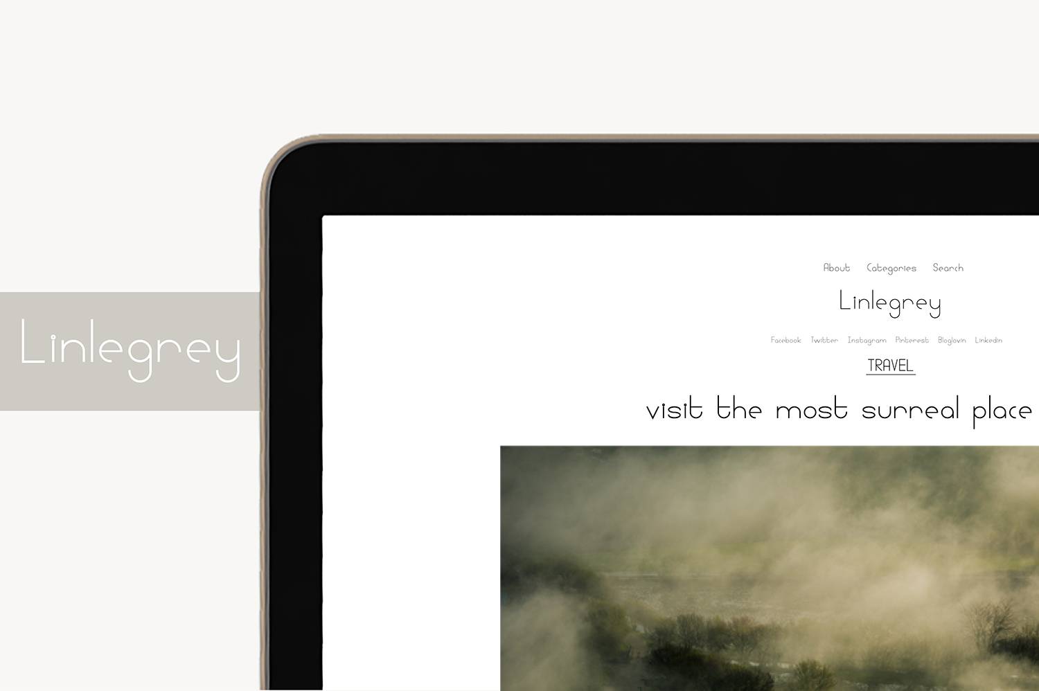 Linlegrey Font sample