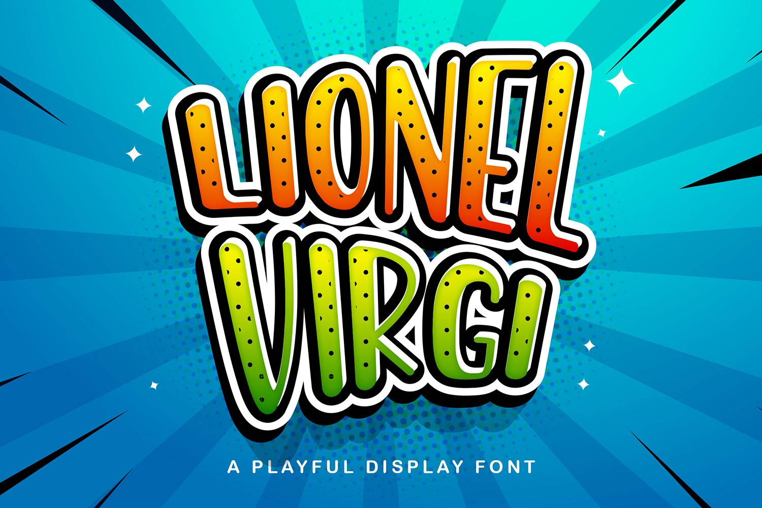 Lionel Virgi Font sample