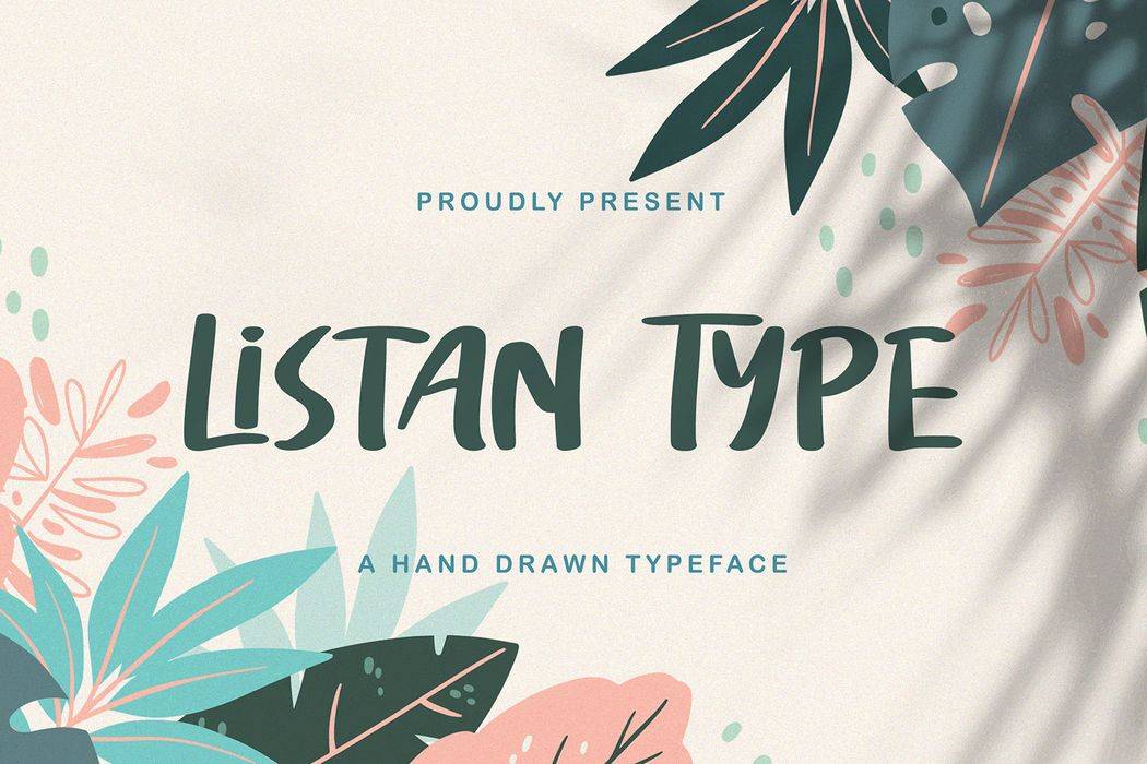 Listan Type Font sample