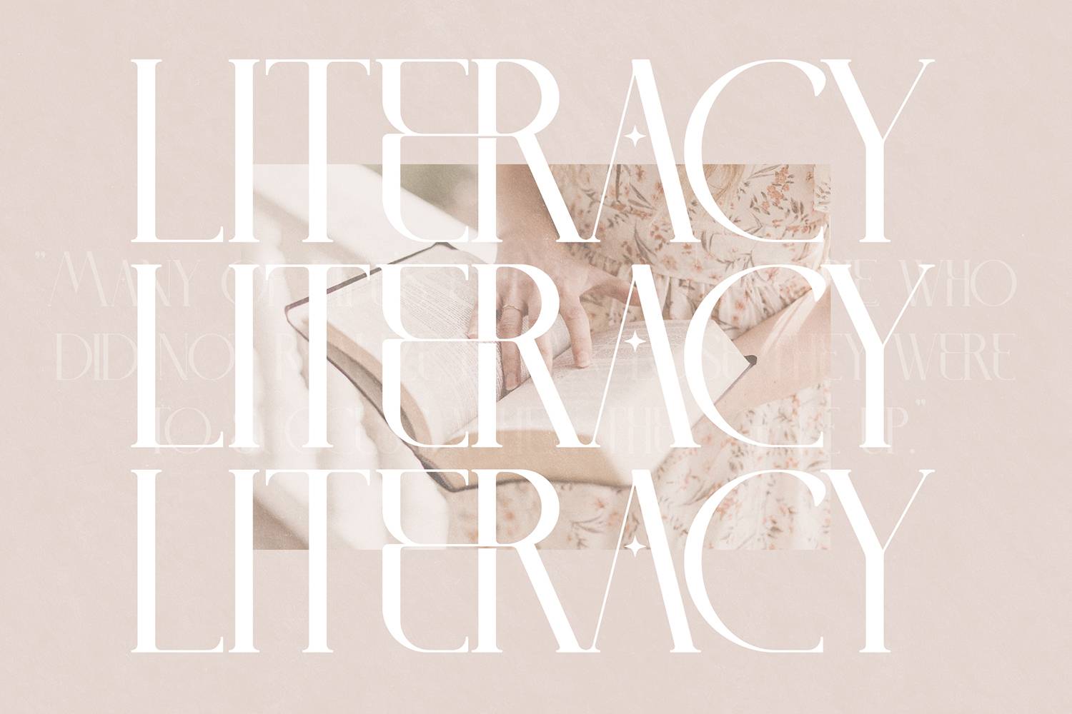 Literacy Font sample