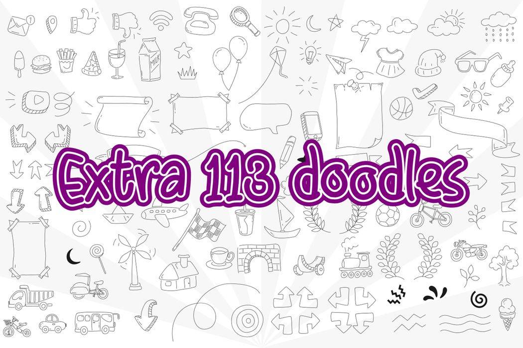 Little Clusters Font sample