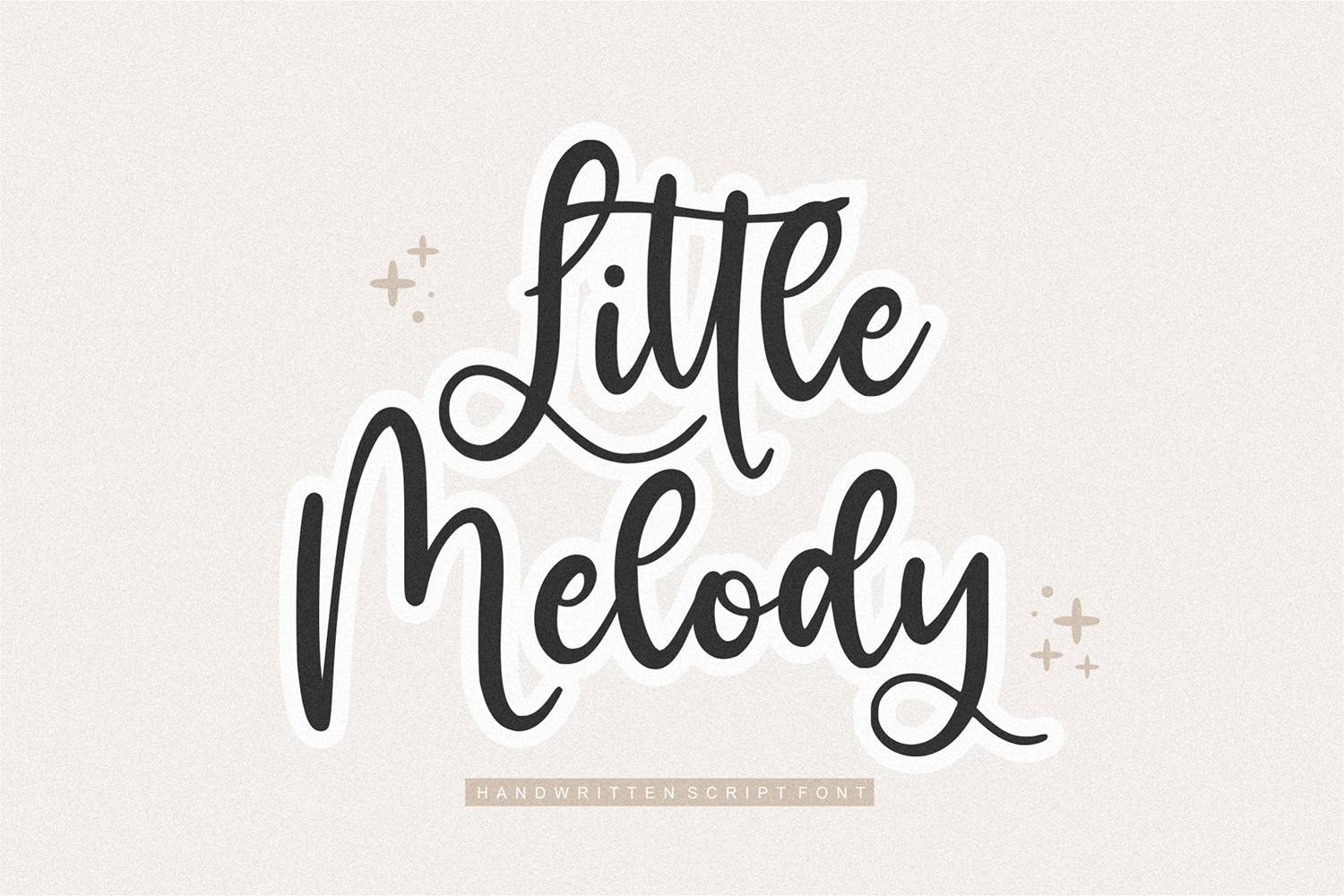 Little Melody Font sample