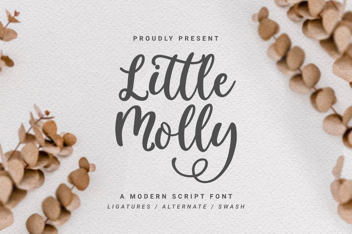 Little Molly Font sample