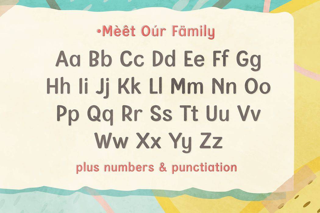 Little Pat Font sample