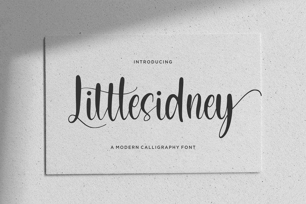 Littlesidney Font sample