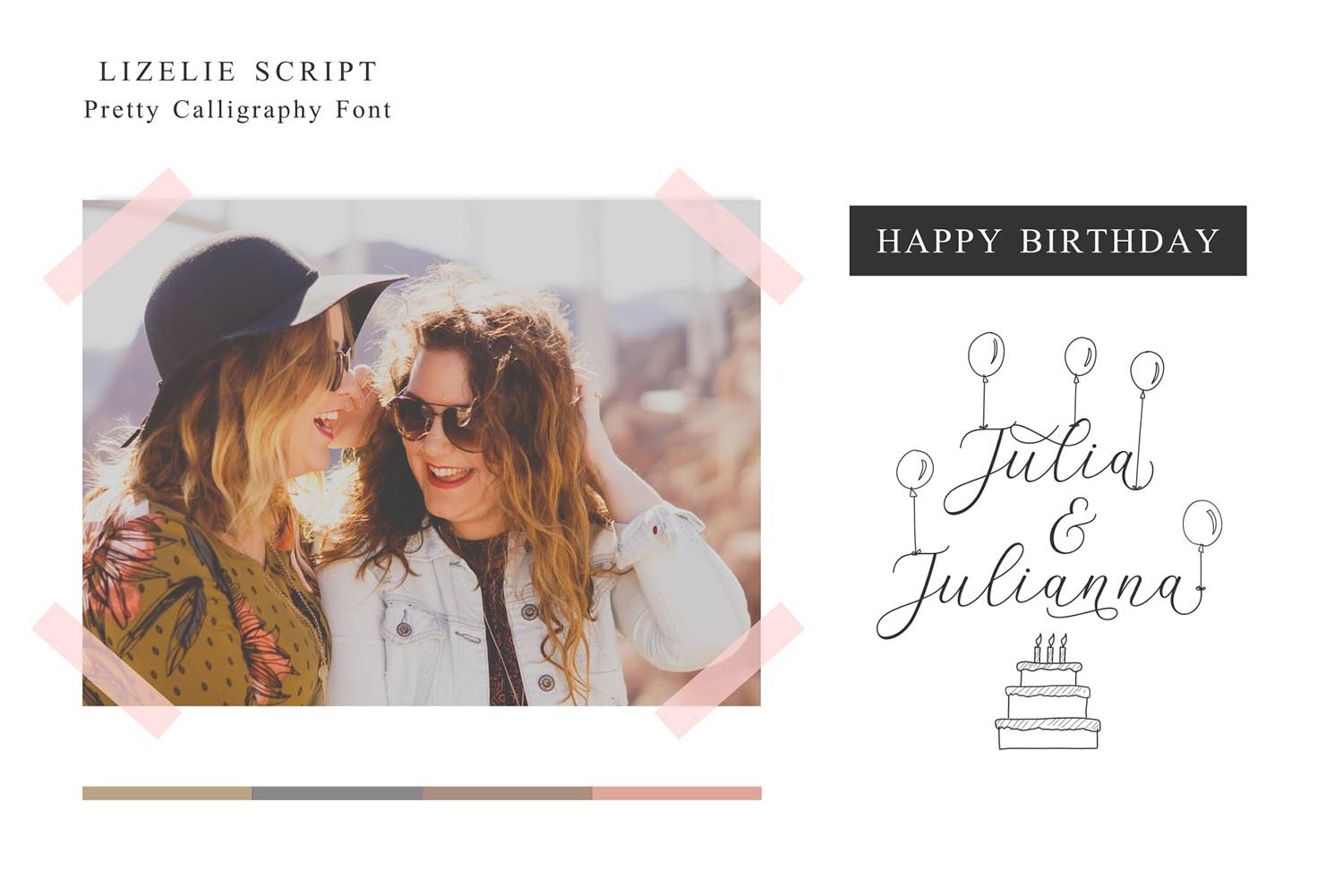 Lizelie Font sample