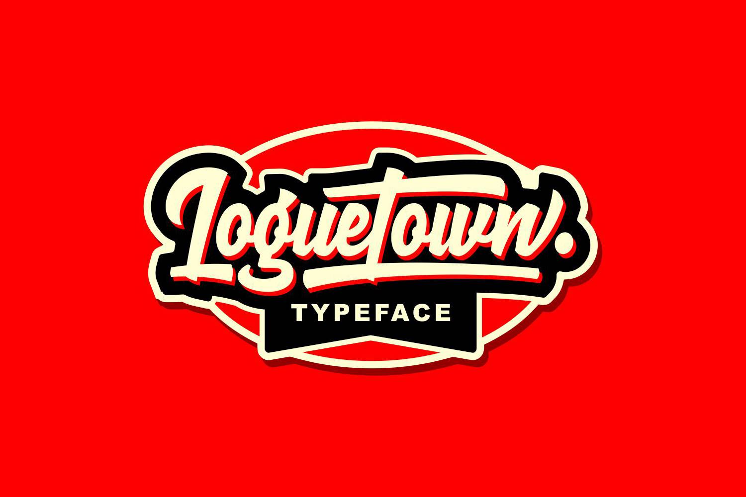 Loguetown Font sample