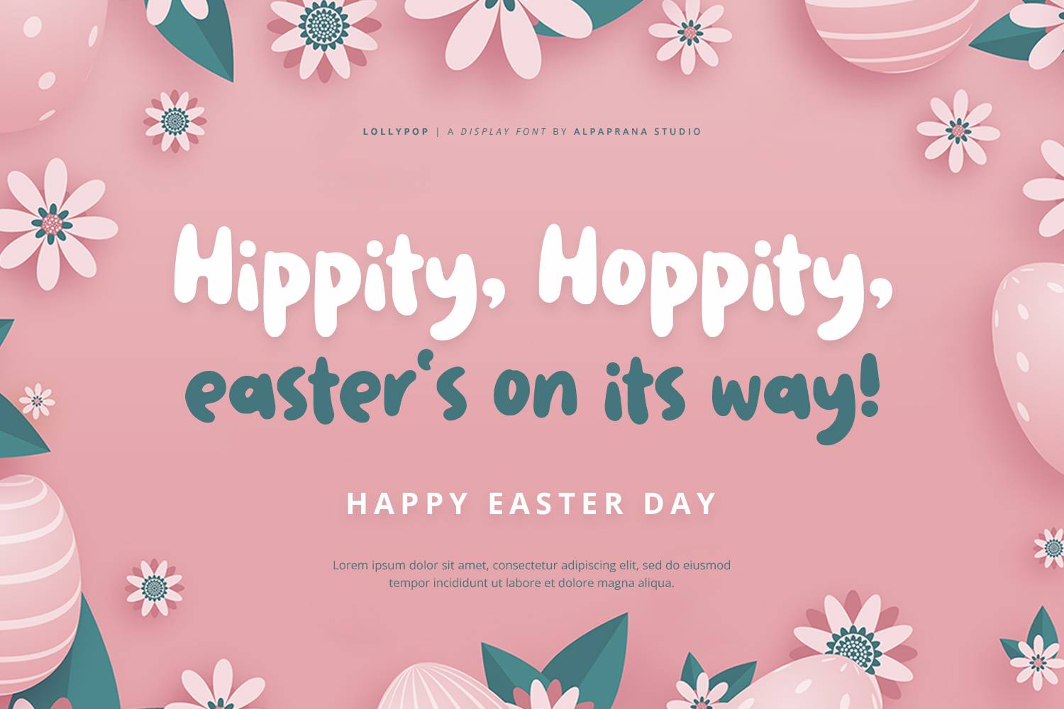Lollypop Font sample