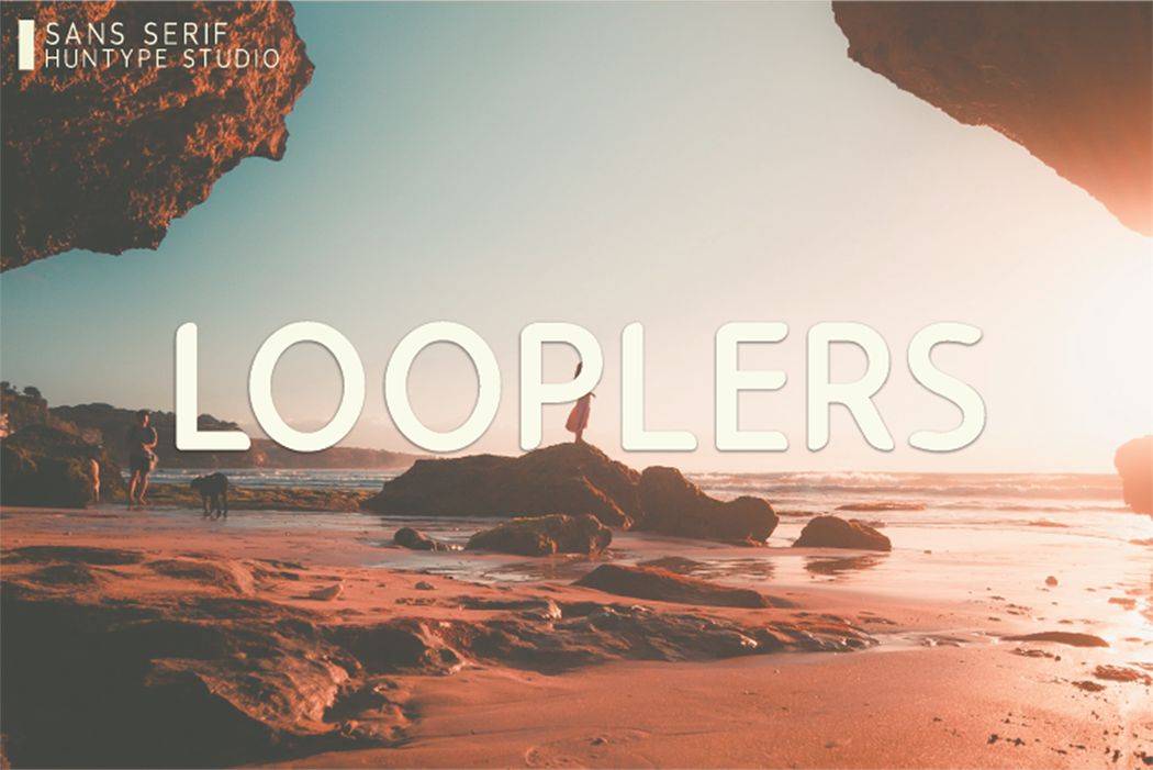 Looplers Font sample