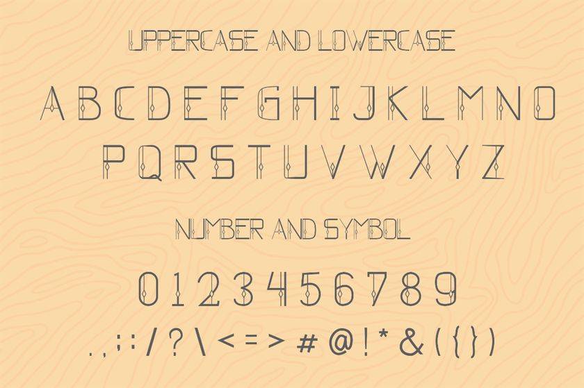 Lopue Font sample