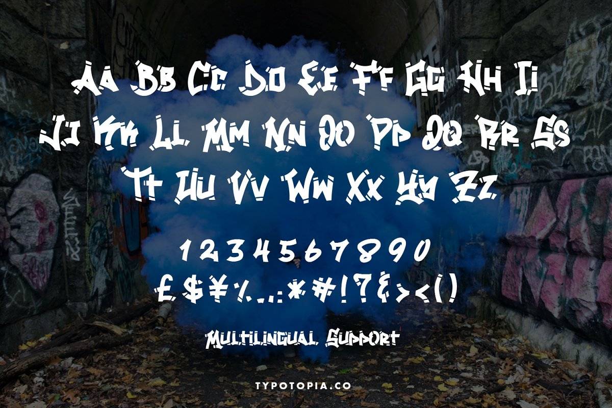 Losdol Graffiti Font sample